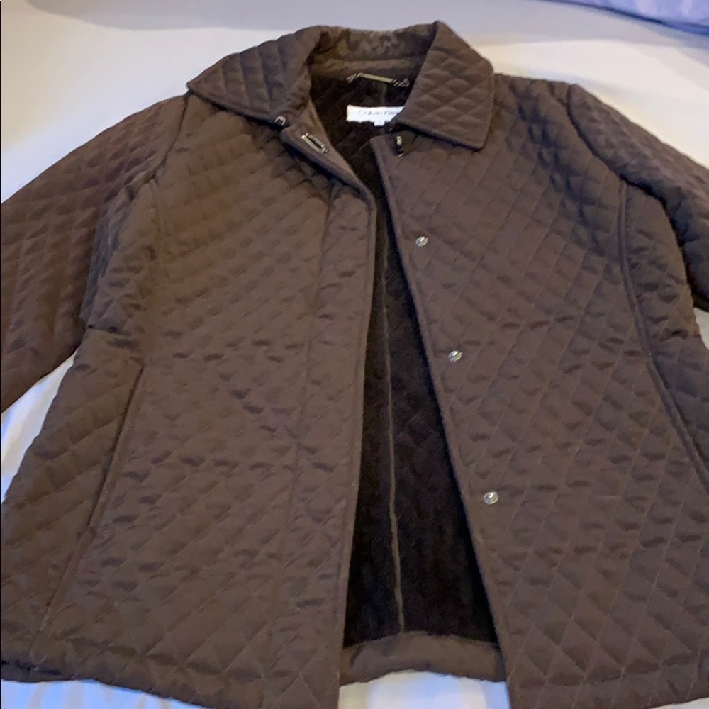 Warm quilted coat